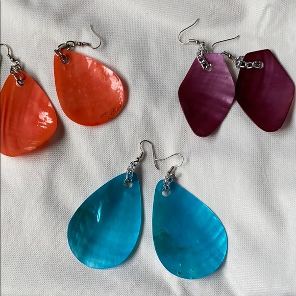 3 for $25🔥Hand Made Mother of Pearl Earrings - Picture 5 of 6